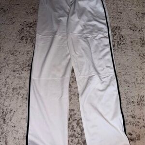 Nike White Pants with Black Waistband